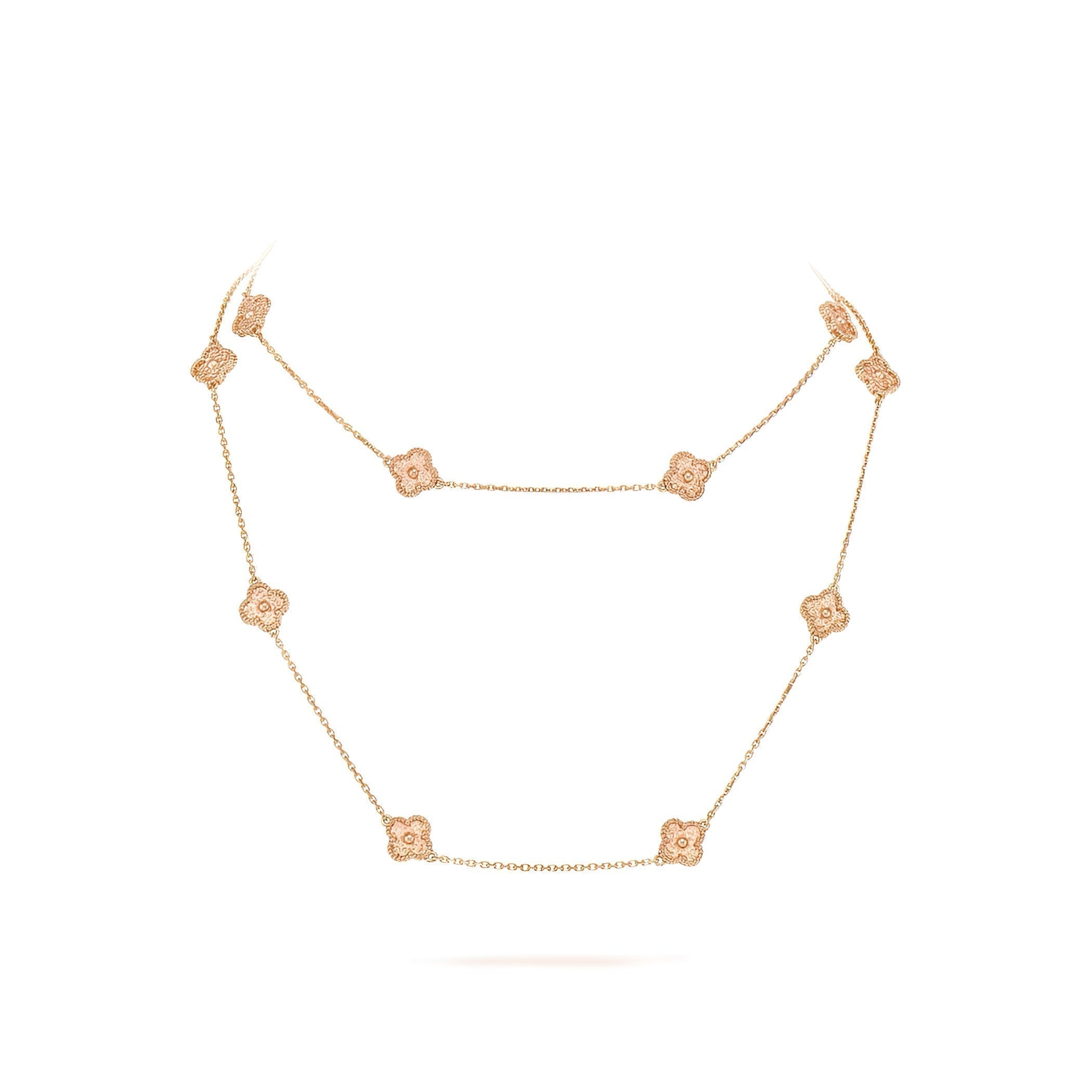 14ct Clover Charm Necklace/Mini