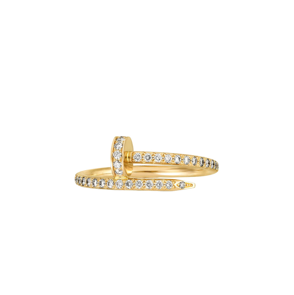 14ct Yellow Gold Nail Ring