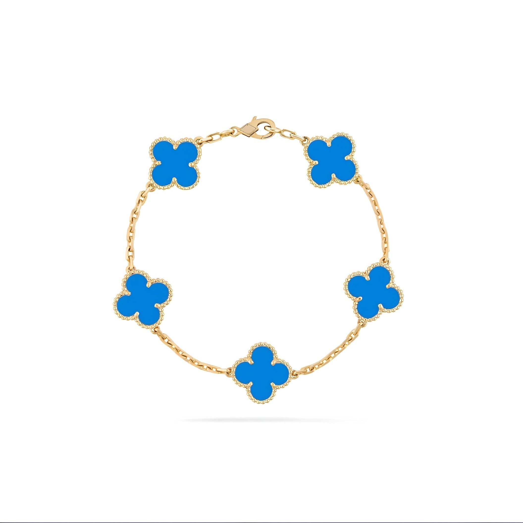 14ct Clover Charm Bracelet