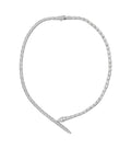 14ct White Gold Serpenti Necklace