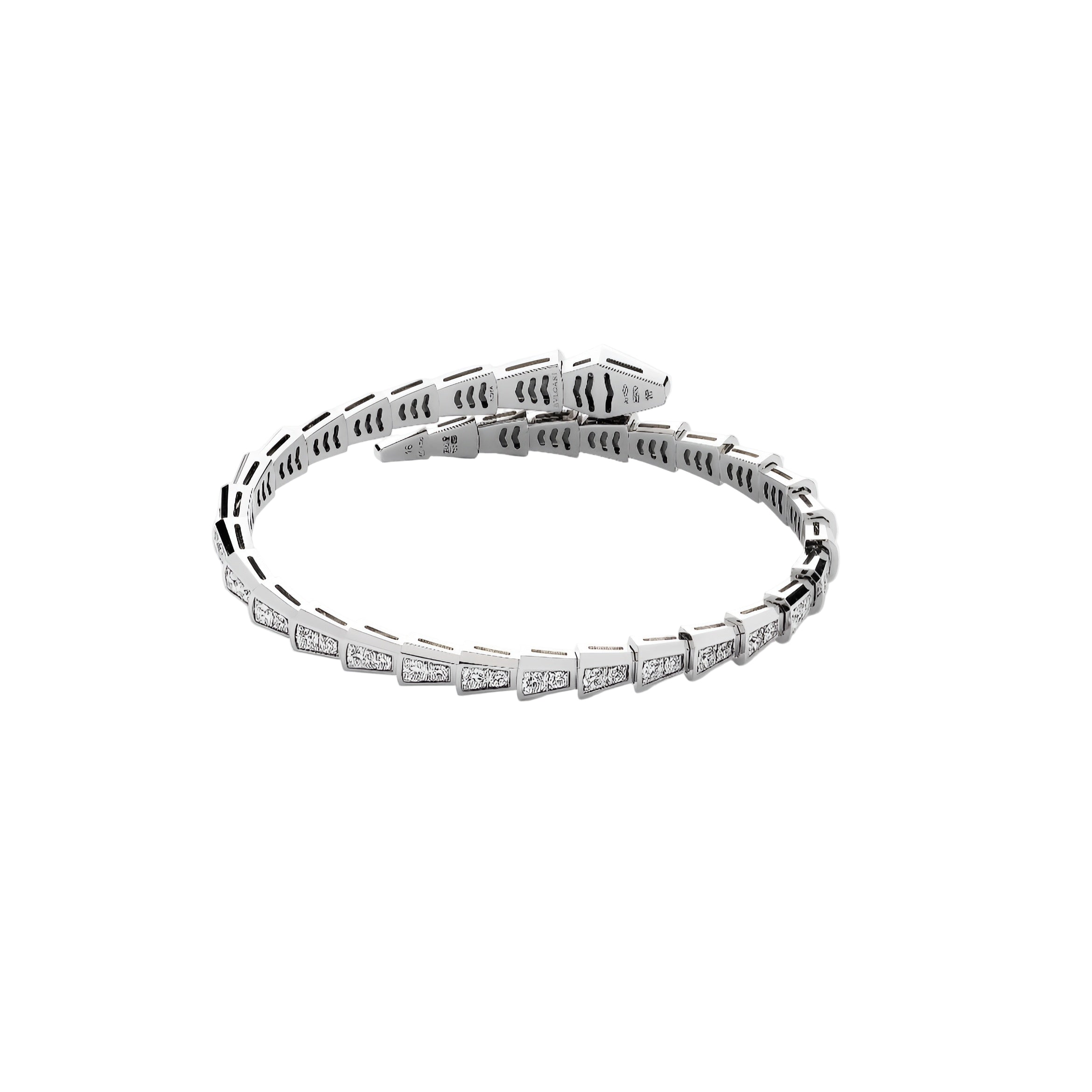 14ct White Gold Serpenti Bracelet