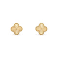 14ct Clover Charm Earrings