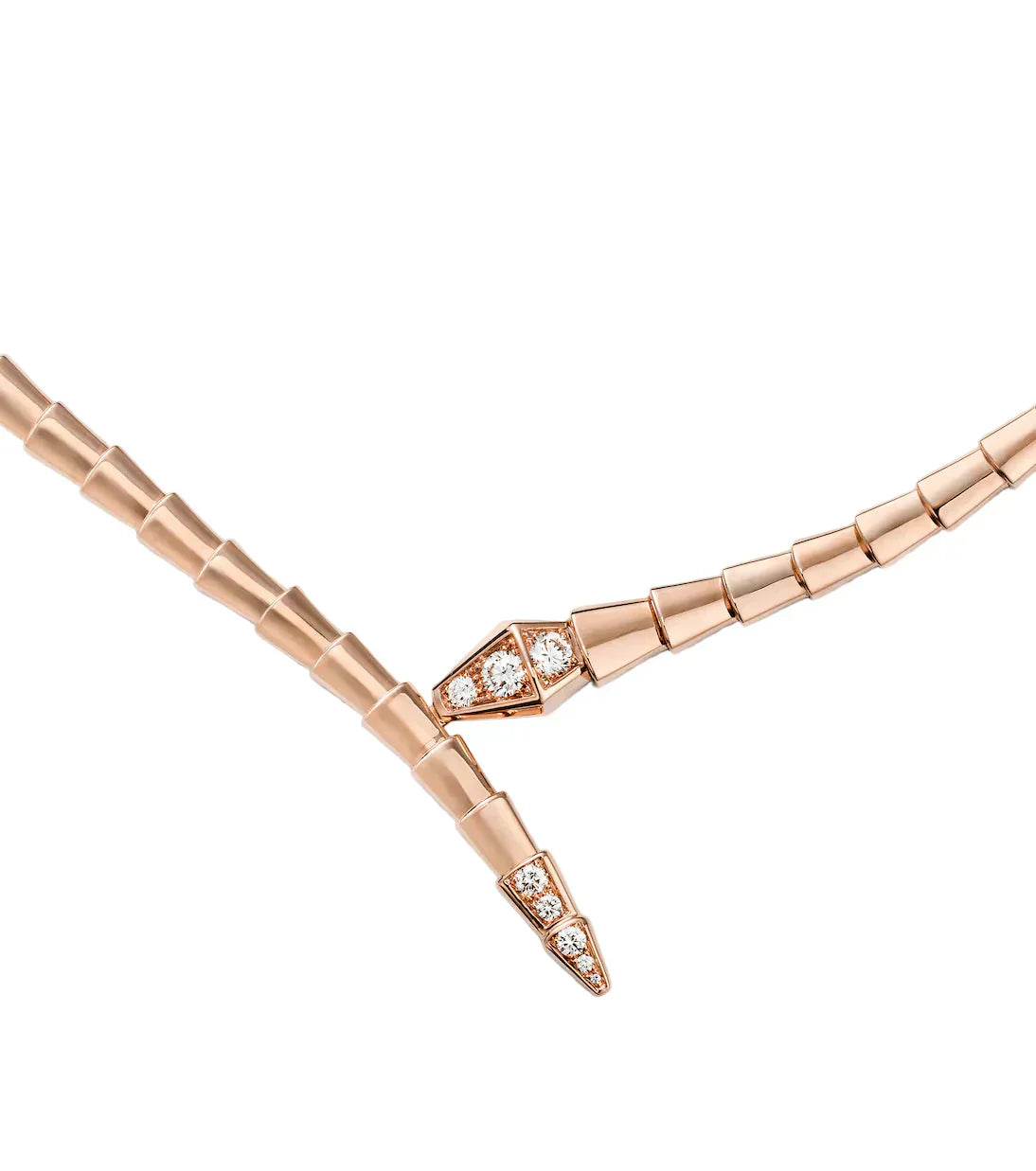14ct Rose Gold Serpenti Necklace