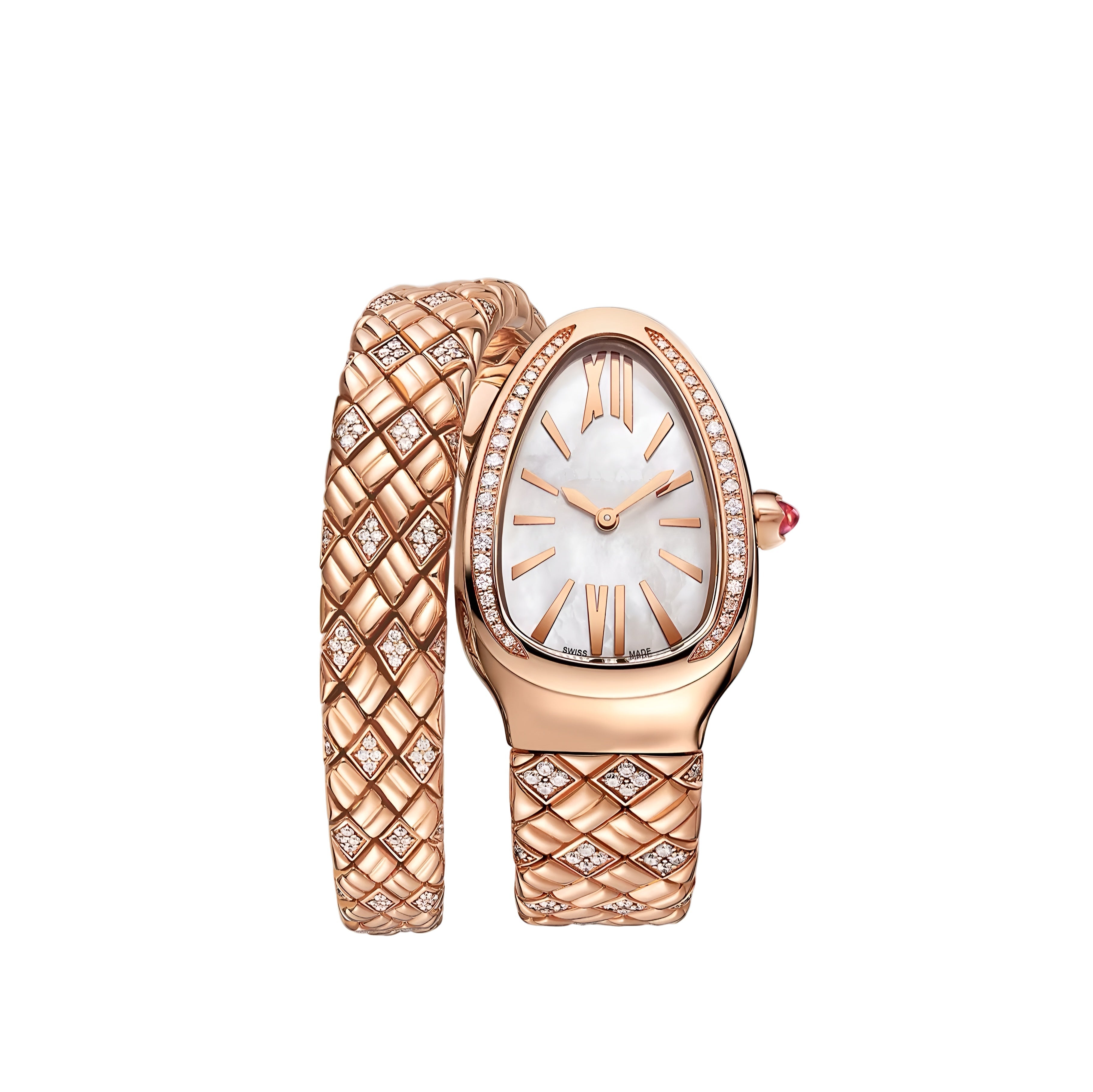 14ct Rose Gold Serpenti Watch