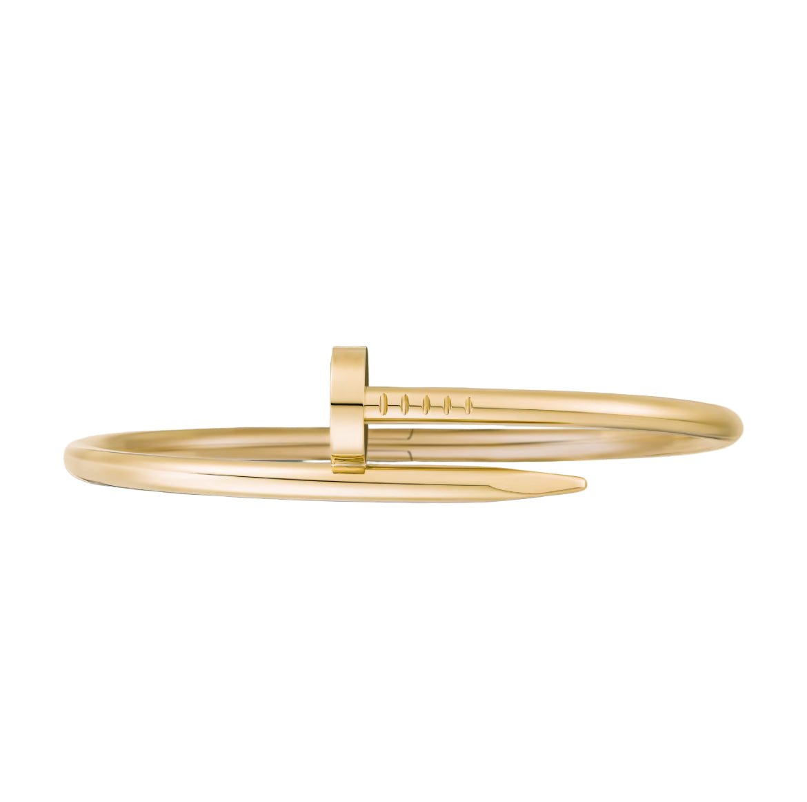 14ct Yellow Gold Nail Bracelet