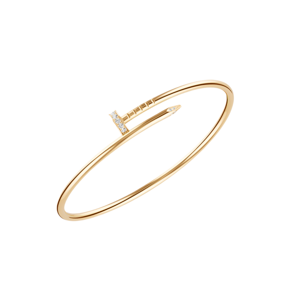 14ct Yellow Gold Nail Bracelet/Small