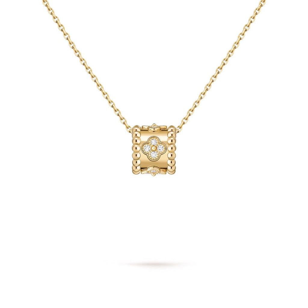 14ct Gold Perlee Pendant