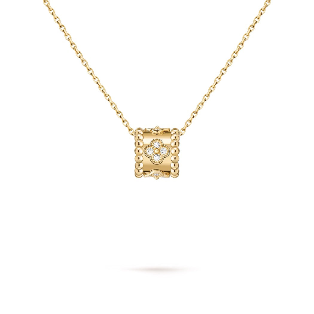 14ct Gold Perlee Pendant