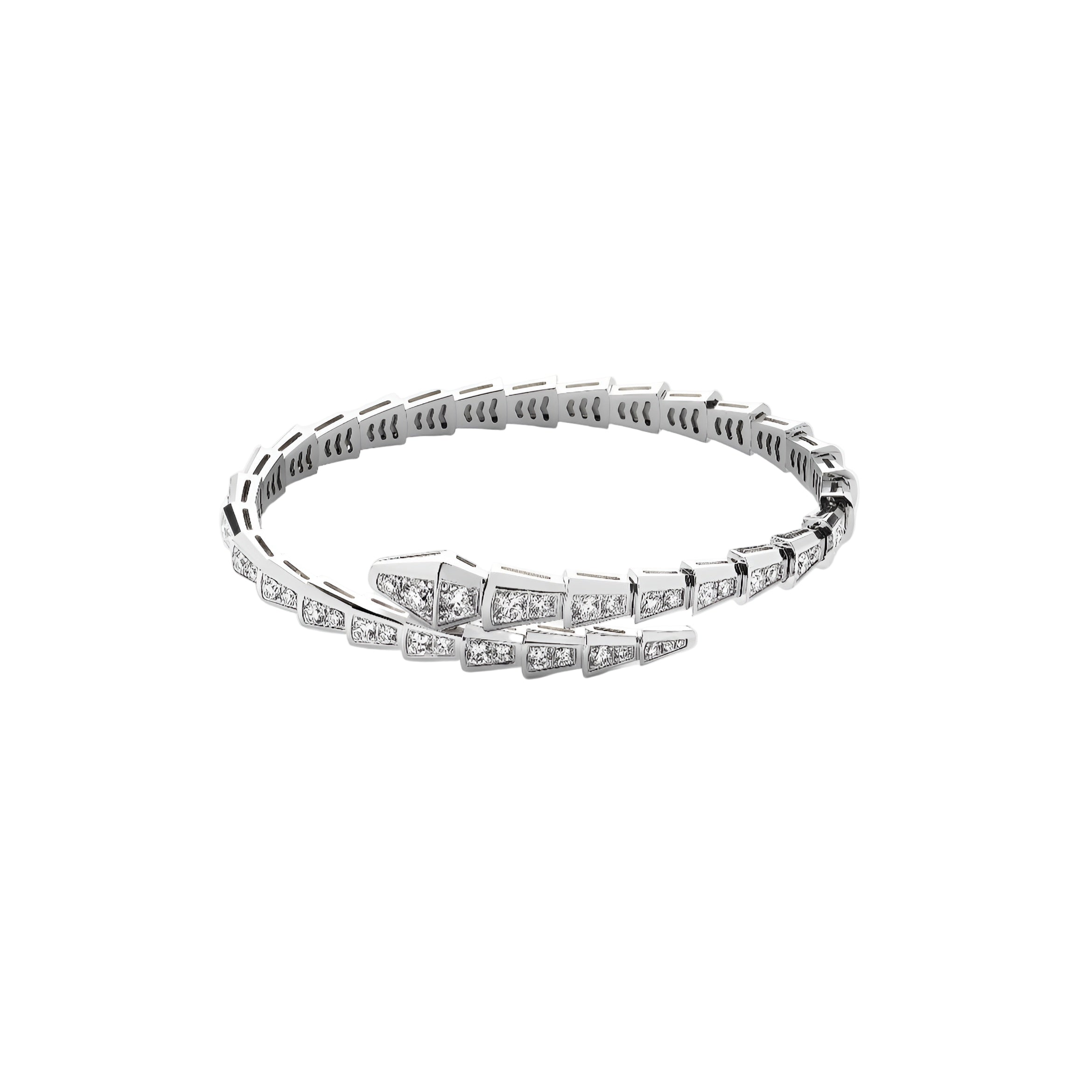 14ct White Gold Serpenti Bracelet