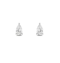 14ct White Pearl Shape Stud Earrings