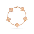 14ct Clover Charm Bracelet