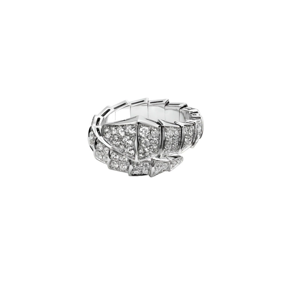 14ct White Gold Serpenti Ring