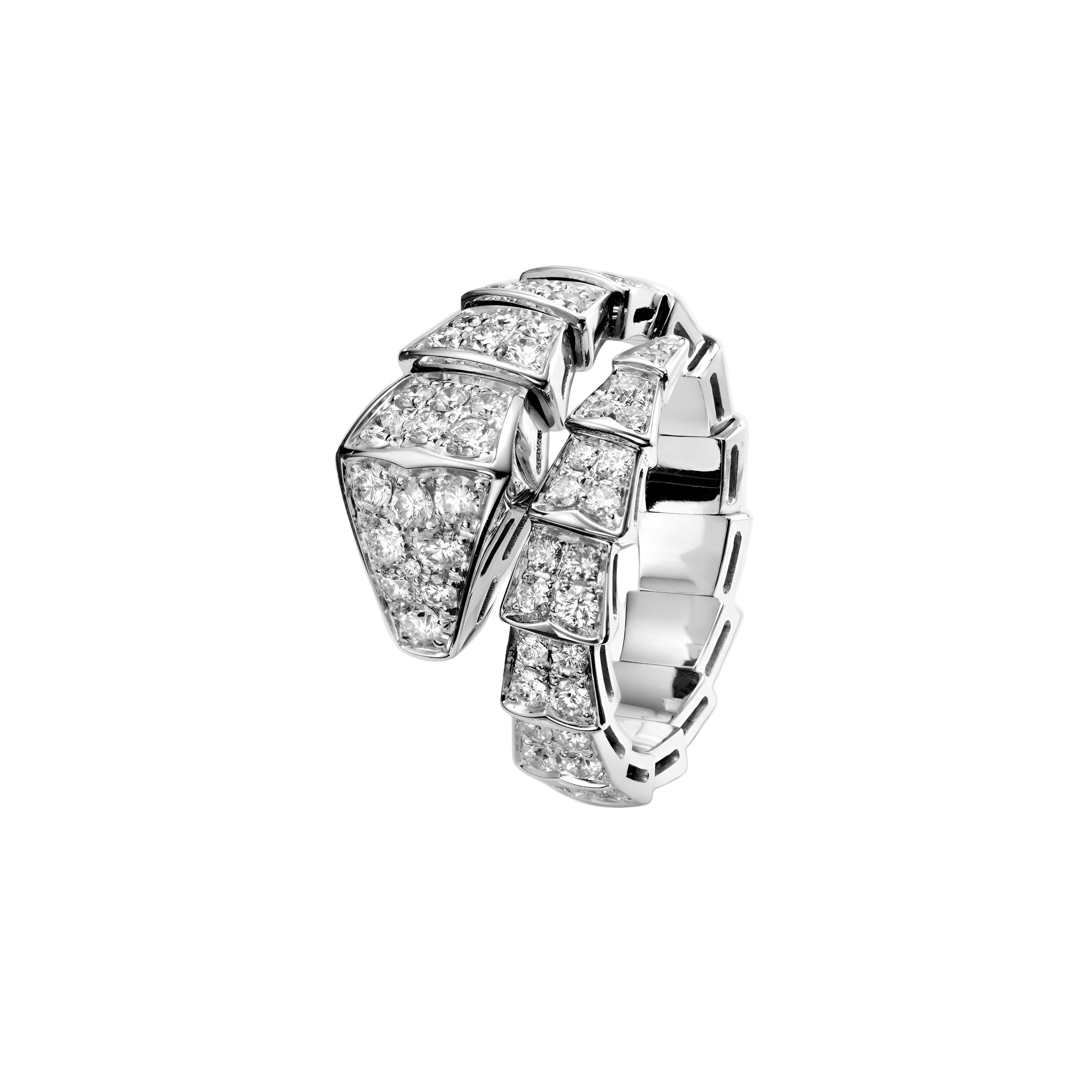 14ct White Gold Serpenti Ring