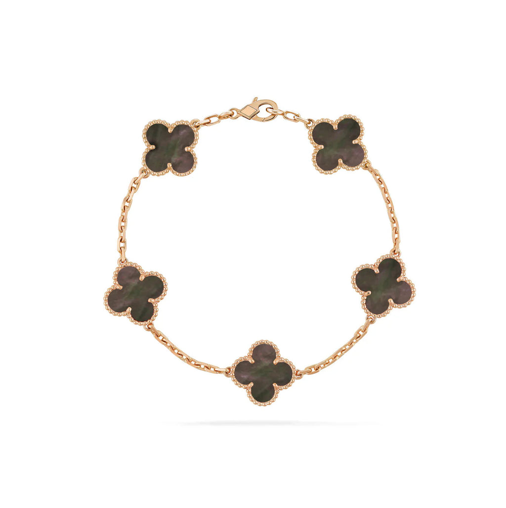 14ct Clover Charm Bracelet