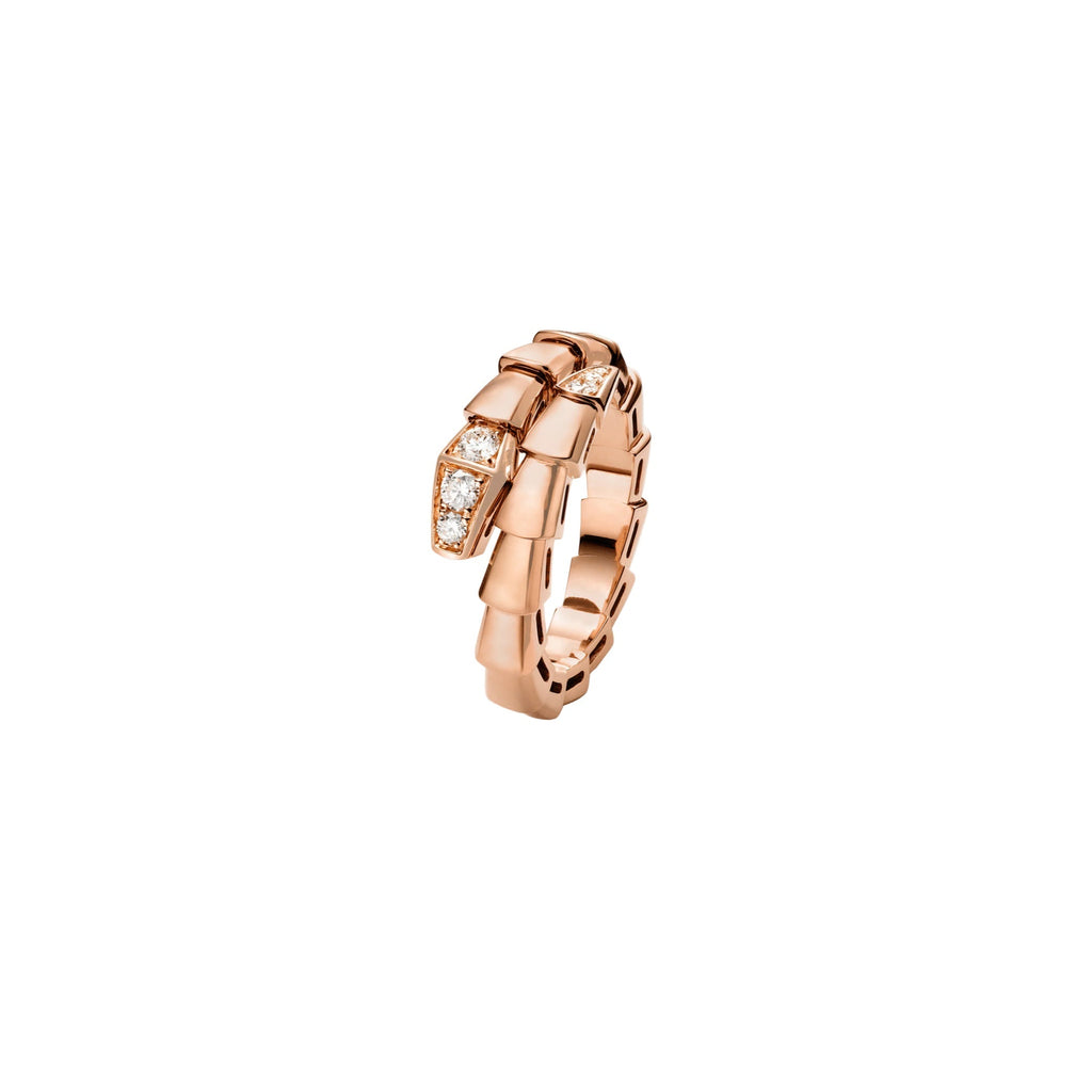 14ct Rose Gold Serpenti Ring