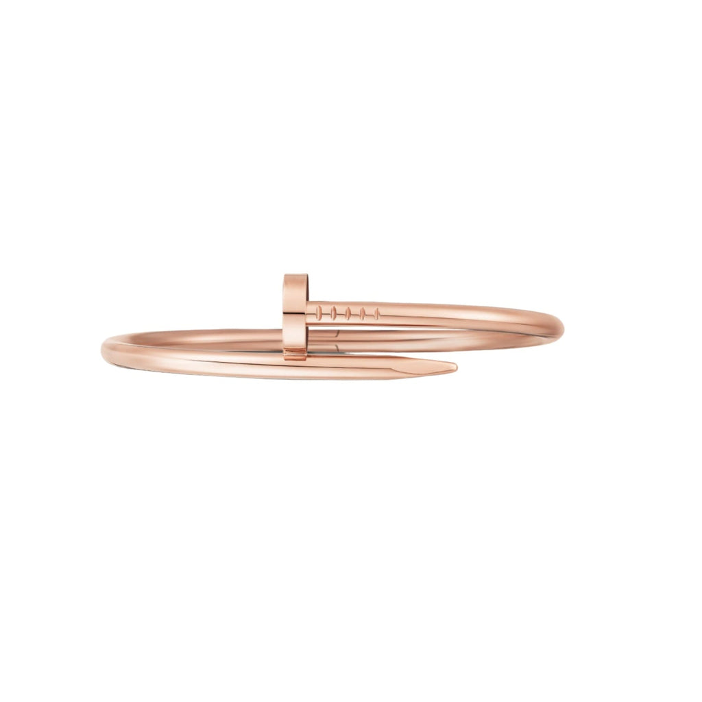 14ct Rose Gold Nail Bracelet