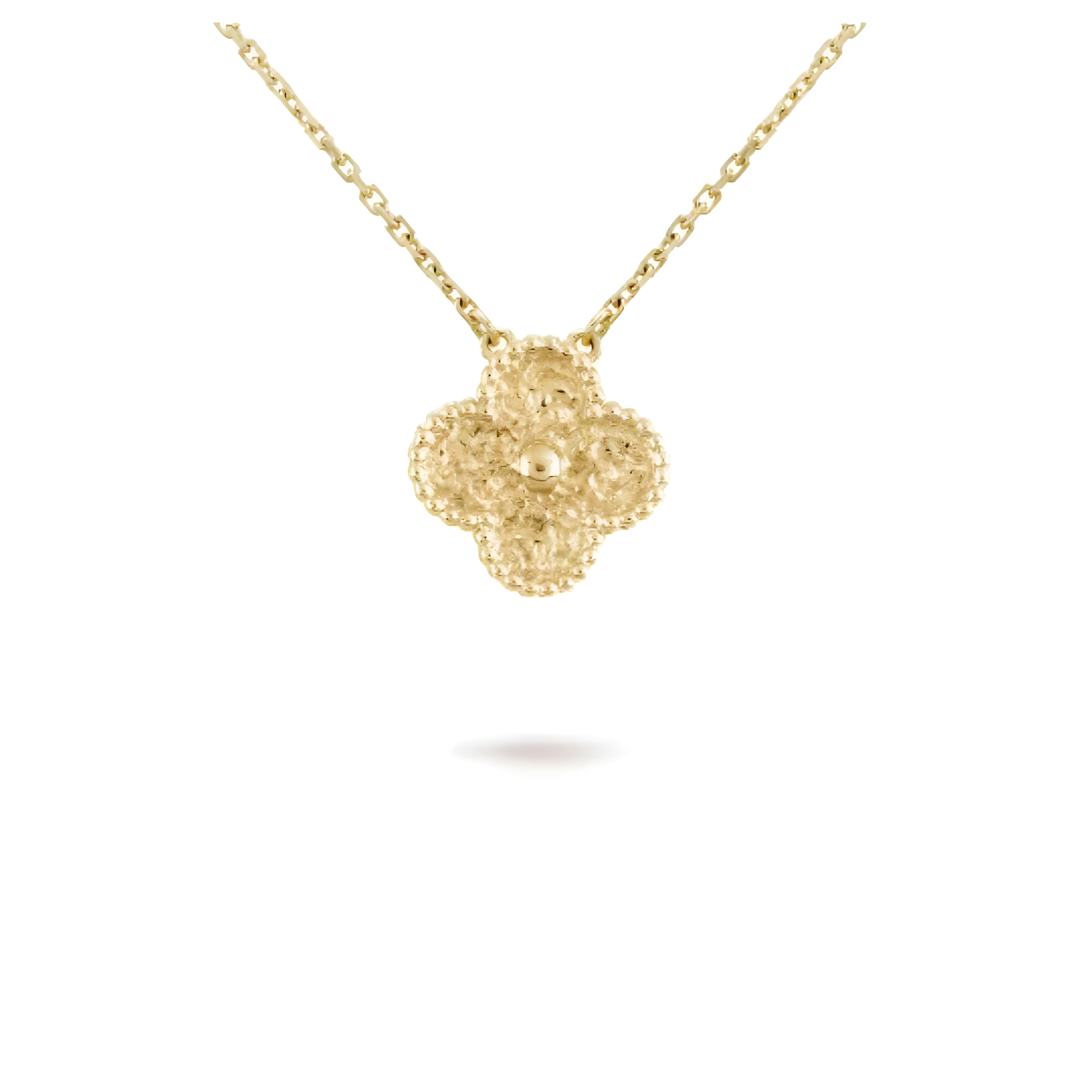 14ct Clover Charm Pendant