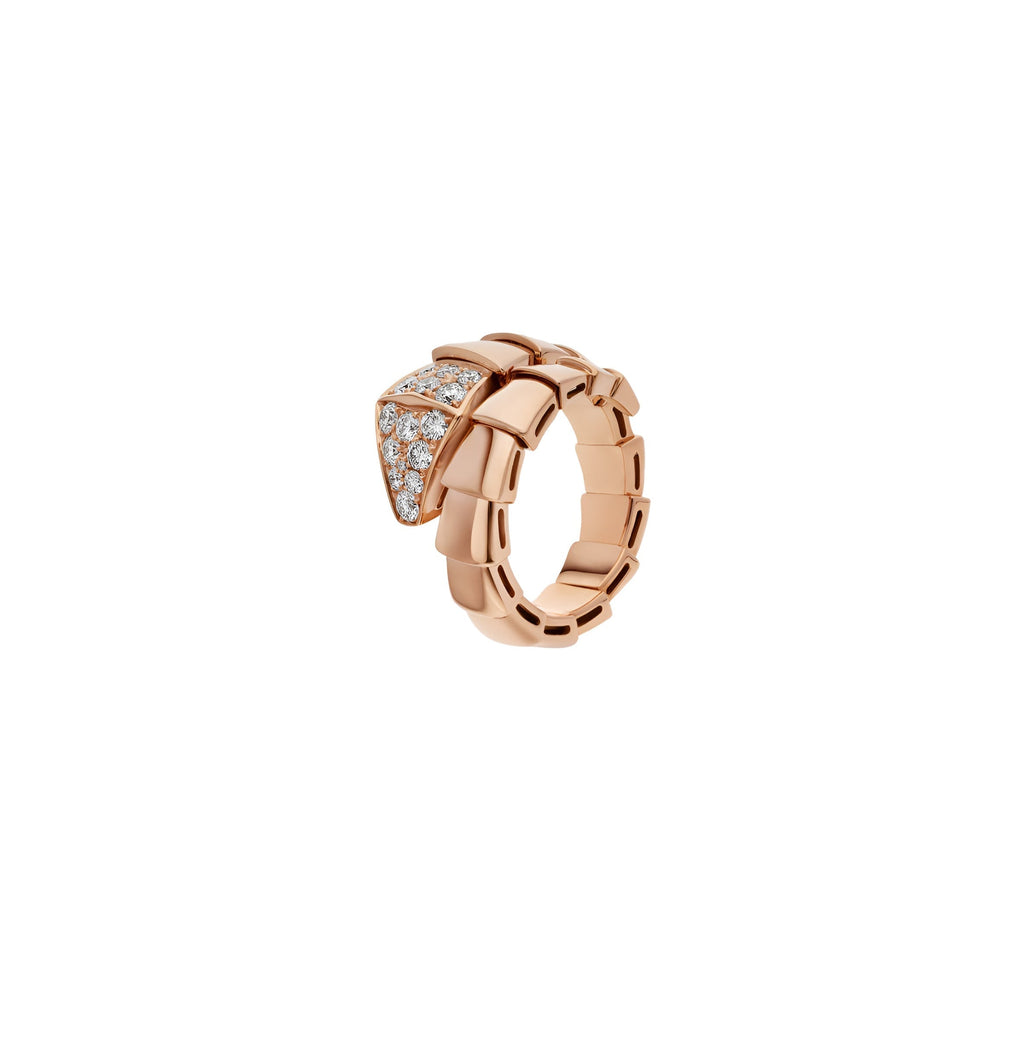 14ct Rose Gold Serpenti Ring