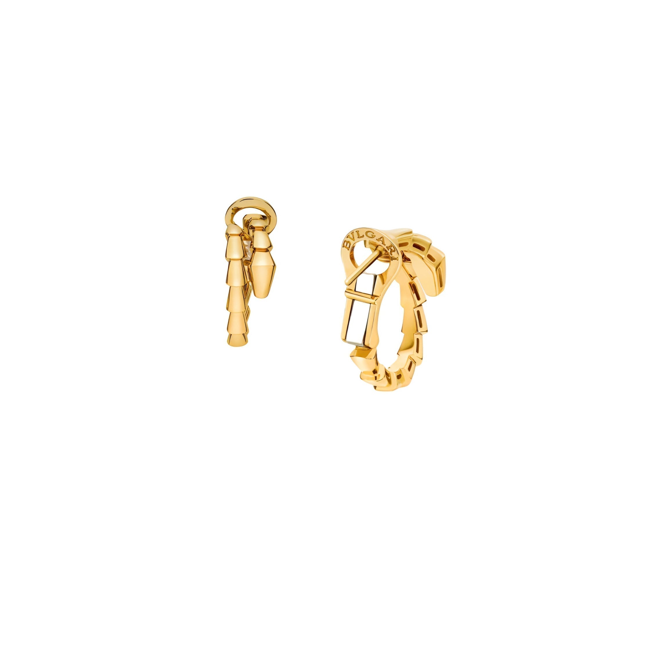 14ct Yellow Gold Serpenti Earrings