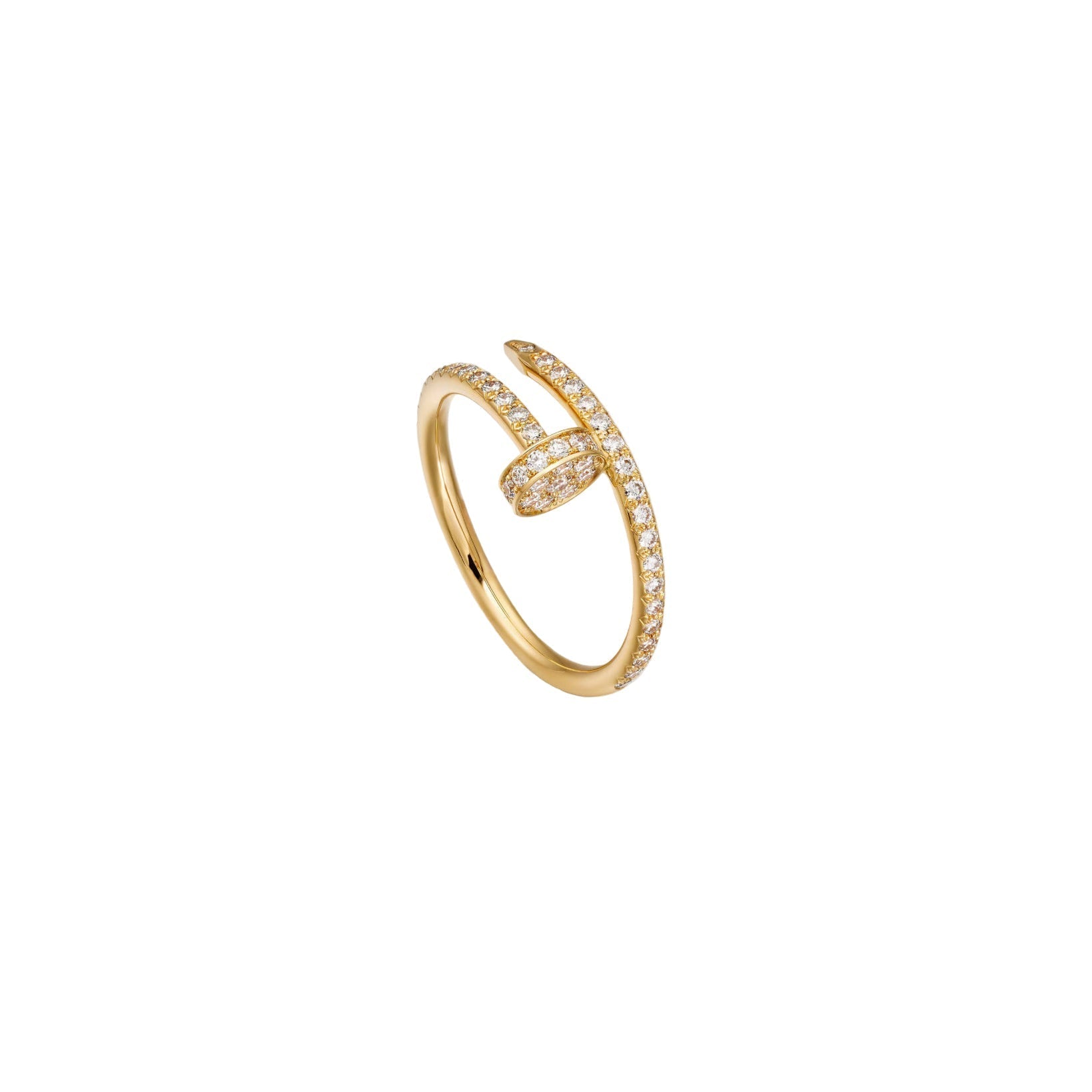 14ct Yellow Gold Nail Ring